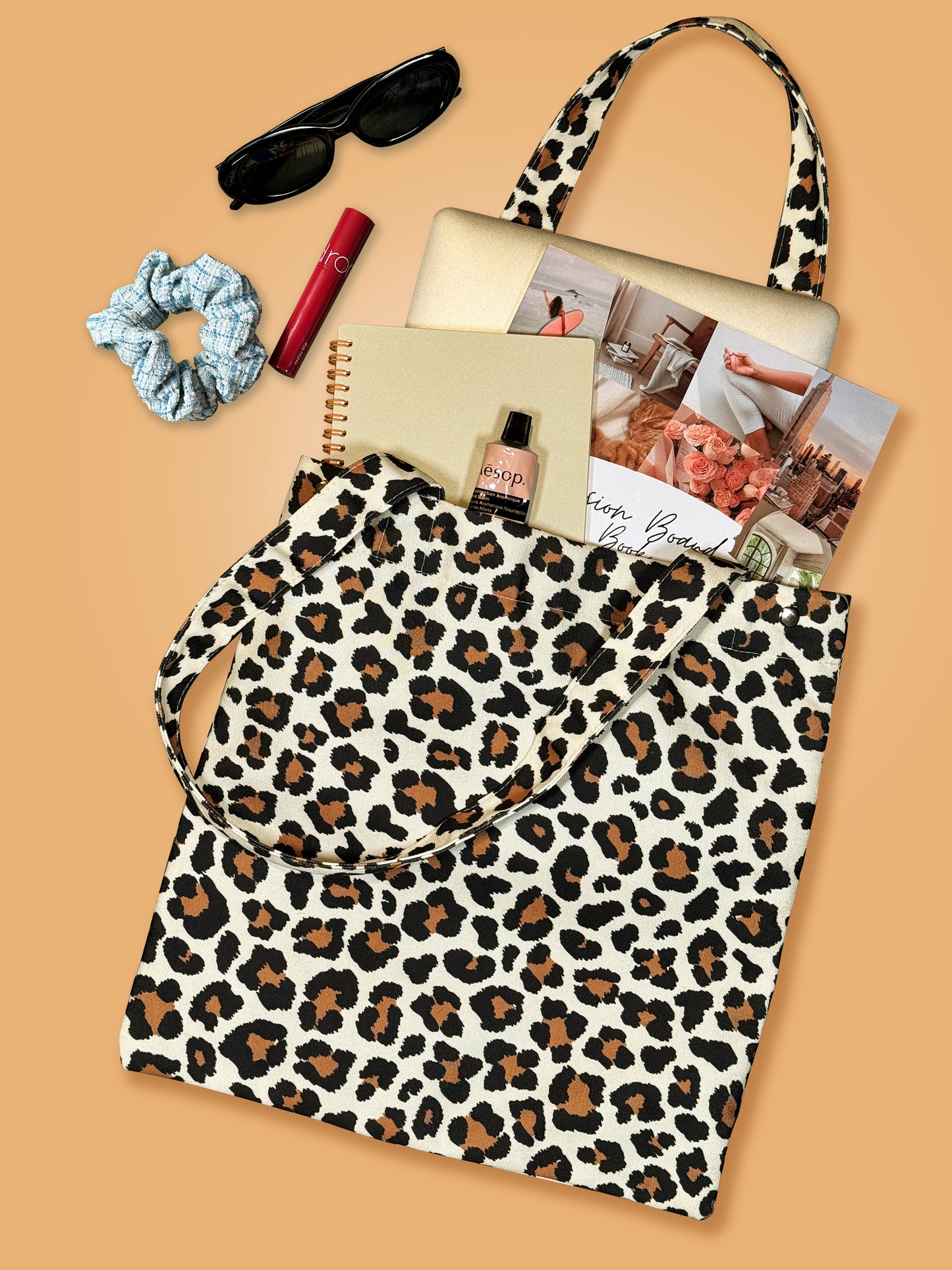 Boho Tote Bag - Leopard