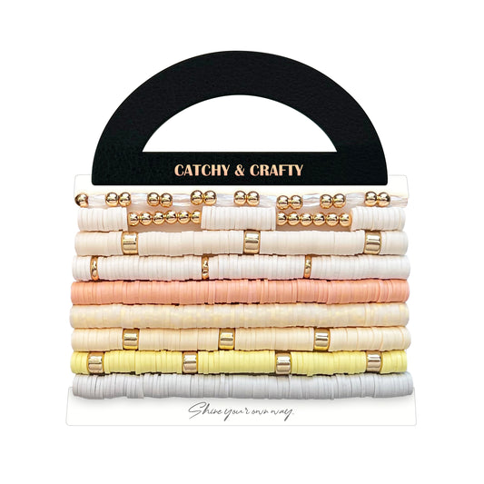 Bracelet Heishi - Naturel Multi 01