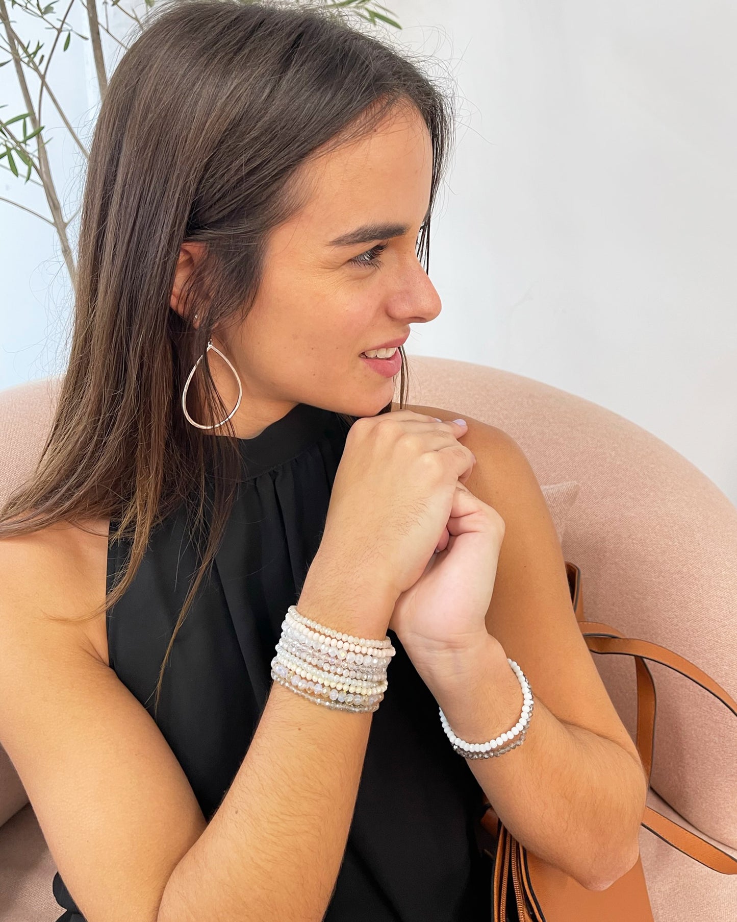 Crystal Bracelet - Mother of Pearl