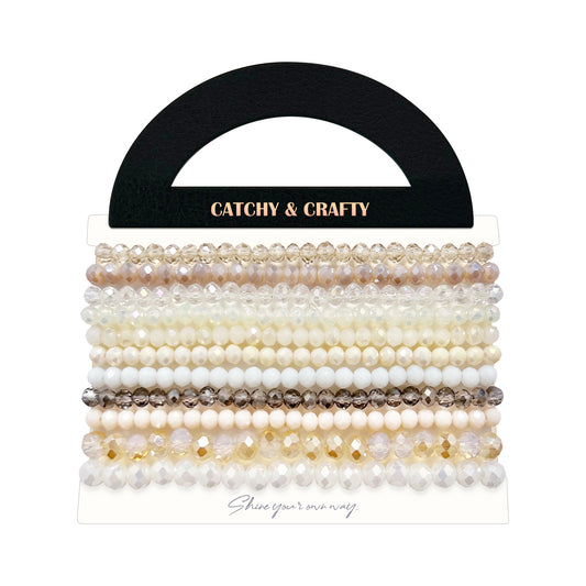 Bracelet en cristal - Nacre