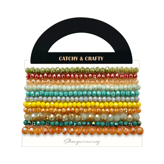 Bracelet en cristal - Assortiment 4 saisons