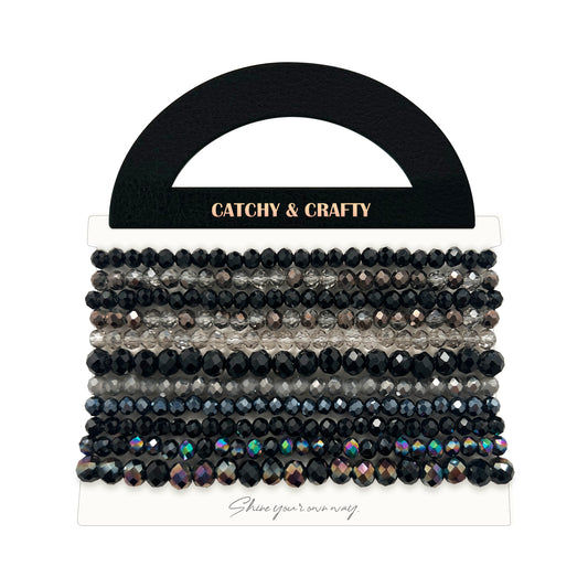 Bracelet en cristal - Diamant noir