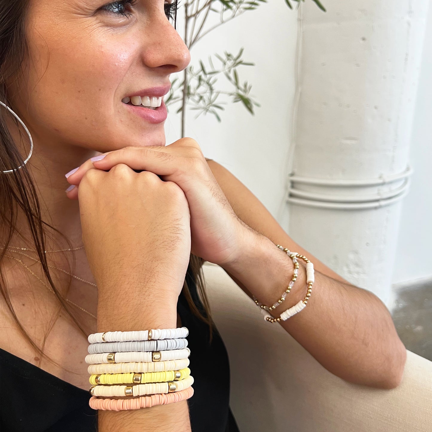 Heishi Bracelet - Natural Multi 01