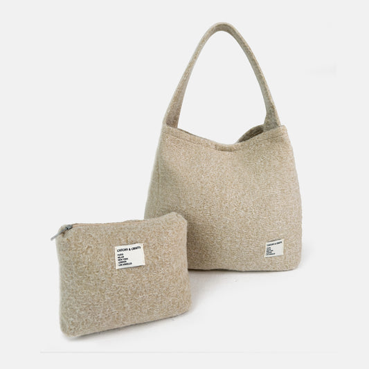 Sac Boho en peluche - Blanche-Neige